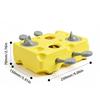 Interactive Cheese-Themed Cat Toy Dispenser