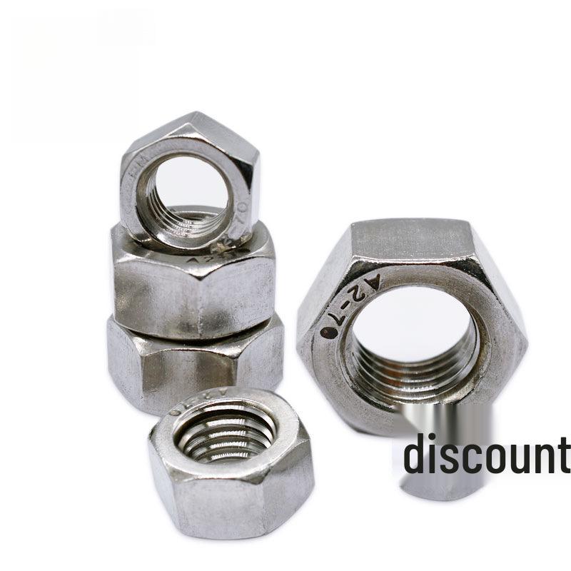 201 Stainless Steel Anti-Loosening External Hex Lock Nut Cap for Bolts, Sizes M3 to M30.