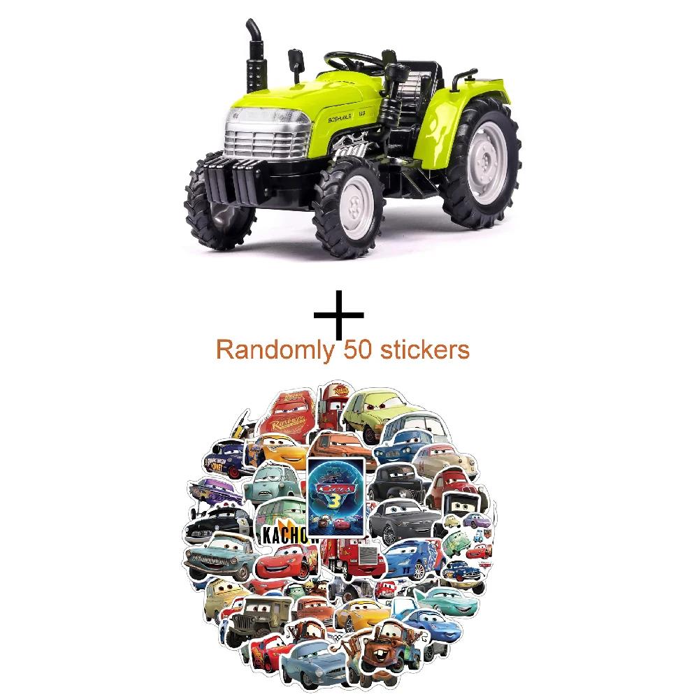 1:Model traktoru 32 měřítko Hračka Auto Slitina Tělo Vysoká Simulace Zemědělské Vozidlo Modely Zvuk Světlo Sběr Dárky Kluci