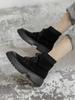 Fashion Booties Spring Autumn Elegant With Medium Heels Round Toe Women's Ankle Boots Hot New In Large Size Warm Boot Female Short Shoes