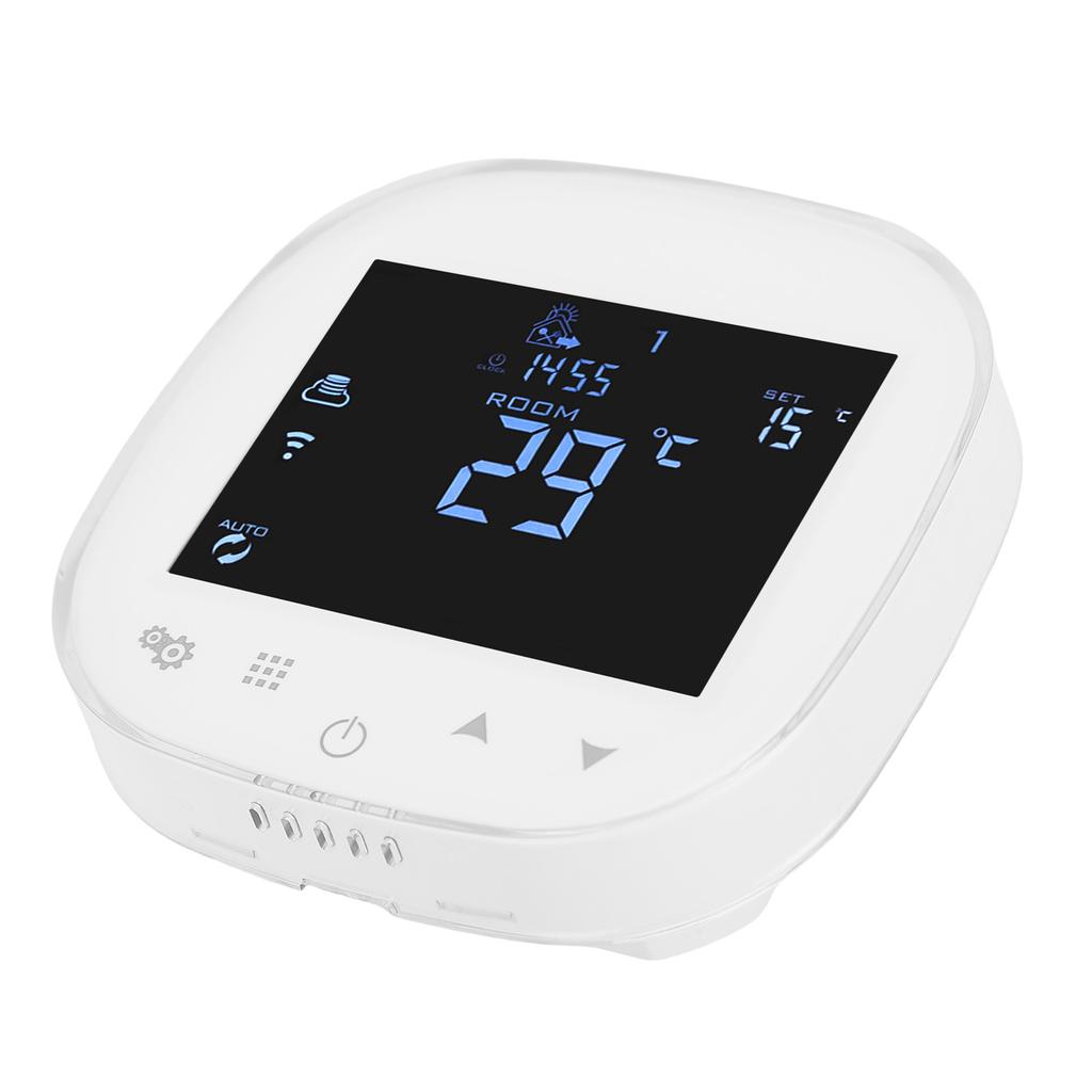 Heating Temperature Controller WiFi APP Control Wall Mount Thermostat for Boiler White