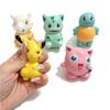 New Arrival Pokmon Squishy Pals Toy Set 6Cs Pikachu Gengar Jigglypuff Charmander Soft Slow Rising Stress  Relief Toy For Kids