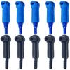5 Pcs Car Brake Oil Hose Joint Replacement Tool Oil-Bleeder Pump Exchange Air Kit Connector Quick Oil Fuel Filling Equipmen