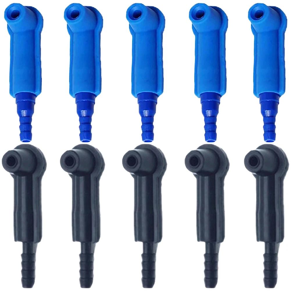5 Pcs Car Brake Oil Hose Joint Replacement Tool Oil-Bleeder Pump Exchange Air Kit Connector Quick Oil Fuel Filling Equipmen