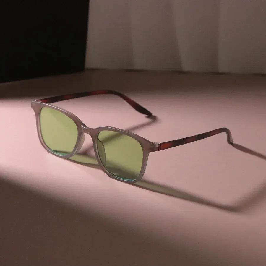 Vintage Dámské Módní Čtvercové Sluneční Brýle Retro Černé Sluneční Brýle Dámské Pánské Brýle