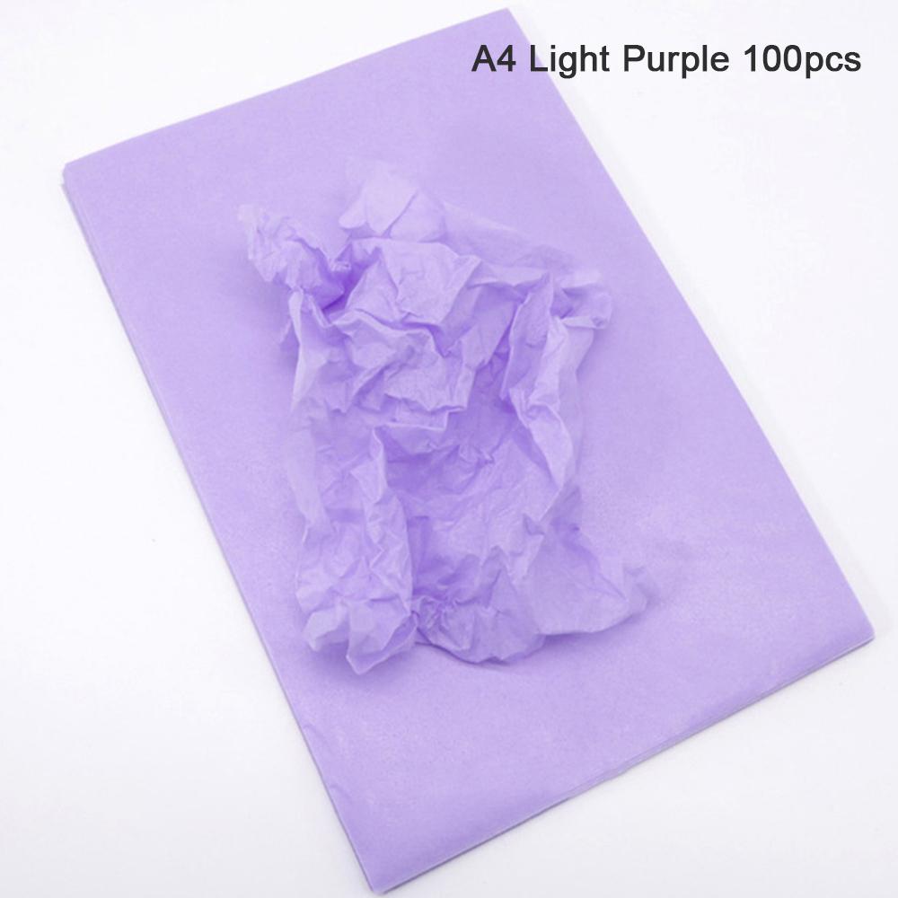 100Pcs Eco-Friendly A4/A5 Translucent Tissue Paper Gift Wrapping for Wine, Clothing, Shoes | Christmas Birthday Party Supplies