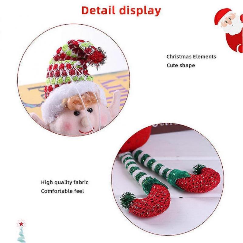 Christmas Long-legged Elf Doll Lovely Christmas Elves Plush Toy Creative Christmas Desktop Decoration