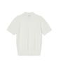 IOLO Pk Textured Linen Half Collar_White