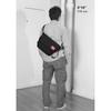 Genuine Vintage Messenger Messenger Bag MP1606VJR Black [Manhattan Portage] [Official]