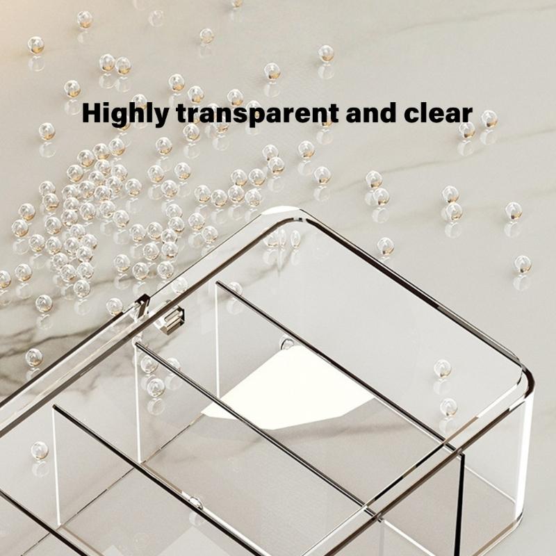 Multiple Cable Organizers Box 8 Compartments Dustproof Designs Accessory for Tidying Home and Offices Space Saving