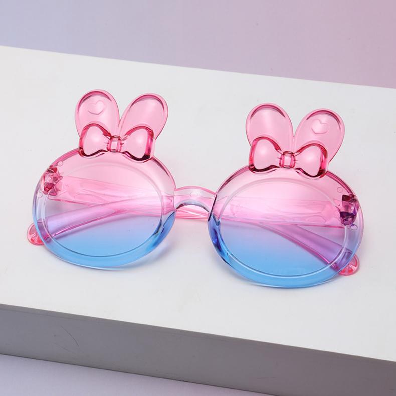 Hot Sale Cute Funny Resin Rabbit Sunglasses for Women Female Girlfriend Gift