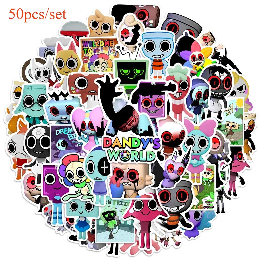 

50PCS Cartoon Stickers DIY Decoration Waterproof Skateboard Notebook Luggage Laptop Phone Fridge Decals