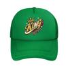Royal King Script Street Graphic Mesh Baseball Cap Polyester Forward Observations Hat Adjustable Golf Hat Summer