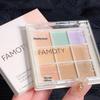 FAMOTY Nine-Color Concealer Palette for Blemishes, Acne Marks, Dark Circles, Tear Troughs, Brightening, and Long-Lasting Coverage.