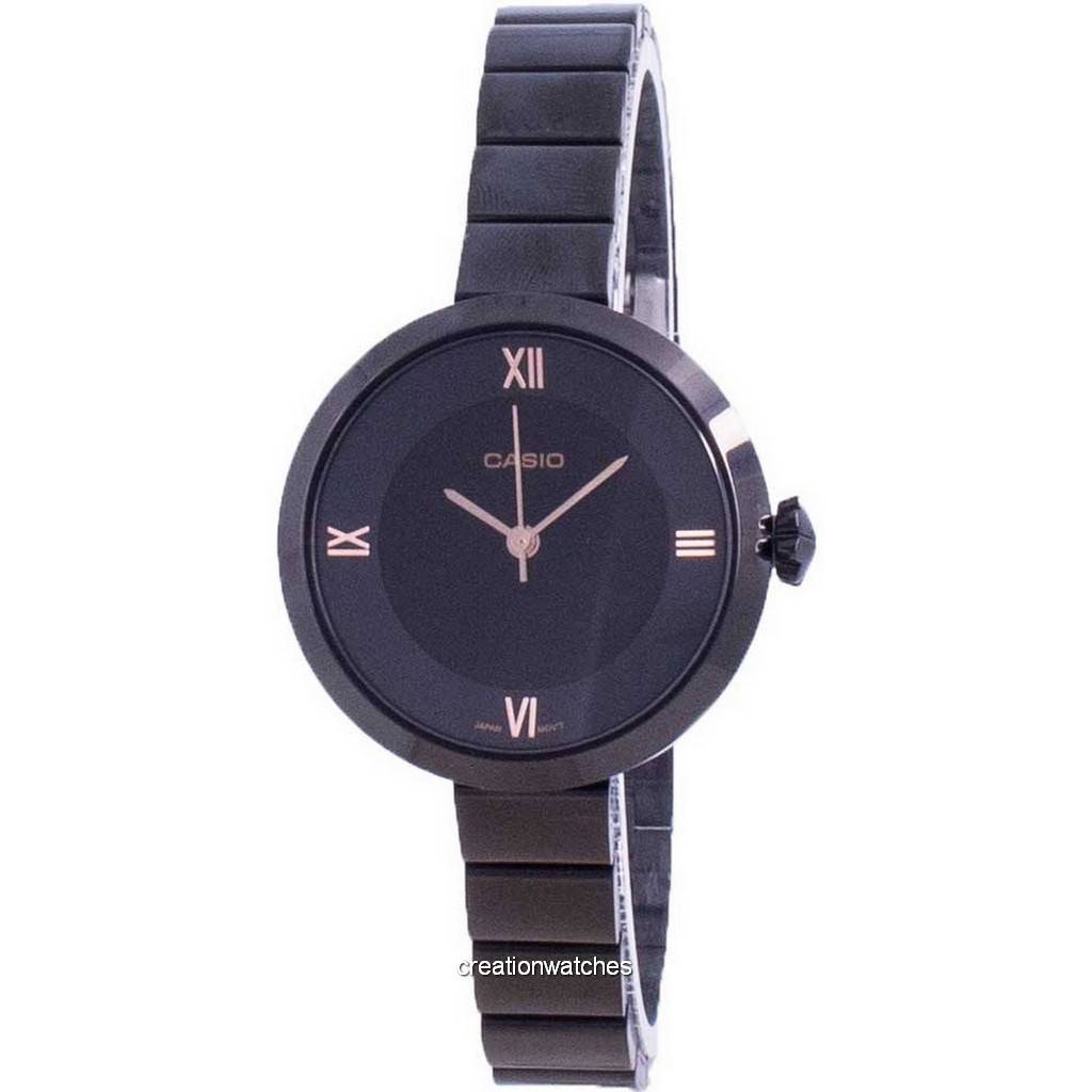 

Аналоговые женские часы Casio с черным циферблатом LTP-E154B-1A LTPE154B-1A