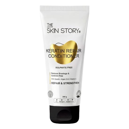 The Skin Story Кондиционер без сульфатов для окрашенных и обработанных волос | Восстановление секущихся кончиков и поврежденных волос | Витамин E | 250 г