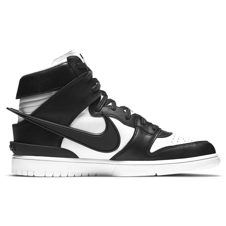 AMBUSH X Nike Dunk High Black Unisex Sneakers White Spruce-Aura CU7544-001