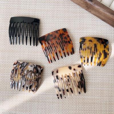 Small Slide Hair Comb French Strong Hair Styling Accessories French Side Comb  for Girls & Women