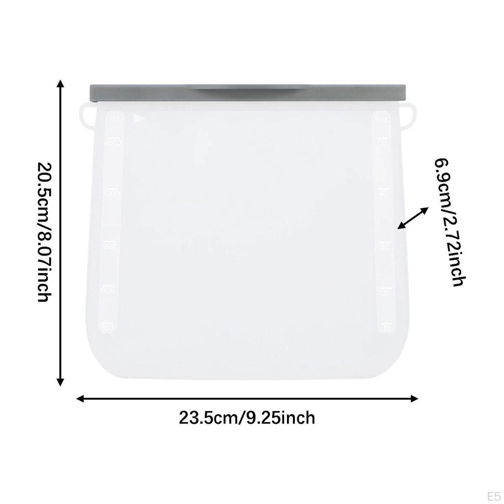 Silikonowy pojemnik na żywność Lekki Warzywa Szczelny Przekąska Mleko Uchwyt Saszetka Wielorazowy