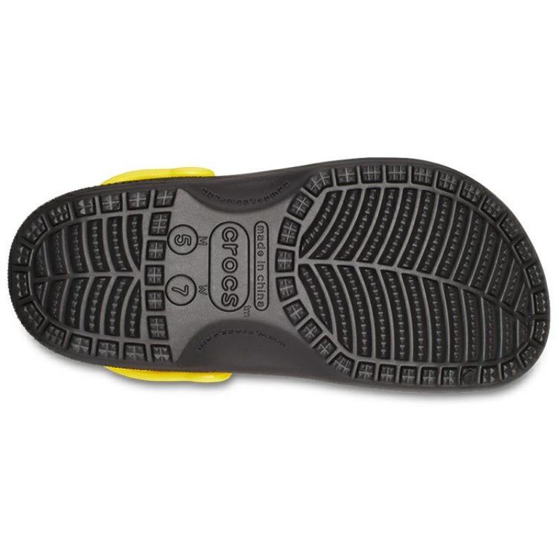 Pokémon X Crocs EVA Classic Clog Beach Clogs Unisex Black Yellow Orange 207761-0C4