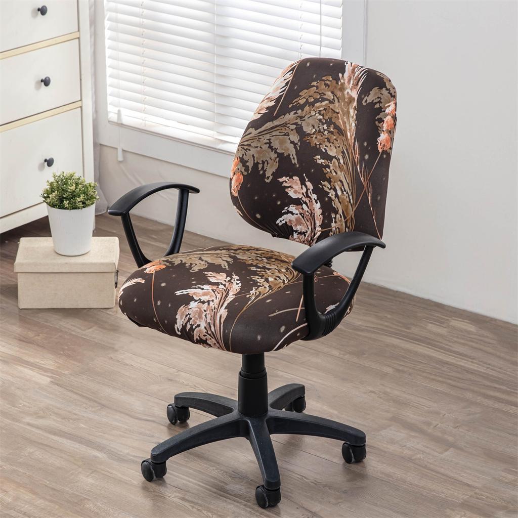 Elastic Split Chair Cover Office Lift Swivel Chair Cover Household Split Computer Chair Cover Non-Slip Seat