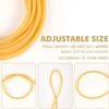 100 ft Latex Rubber Tubing 3/8 inch OD 1/4 inch ID Multicolor Natural Latex Tube Surgical Tubing Sling Rubber Band Fitness Hose, 1 Continuous Piece