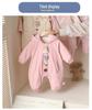 Thickened Winter Fleece-Lined Infant & Toddler Windbreaker Jumpsuit