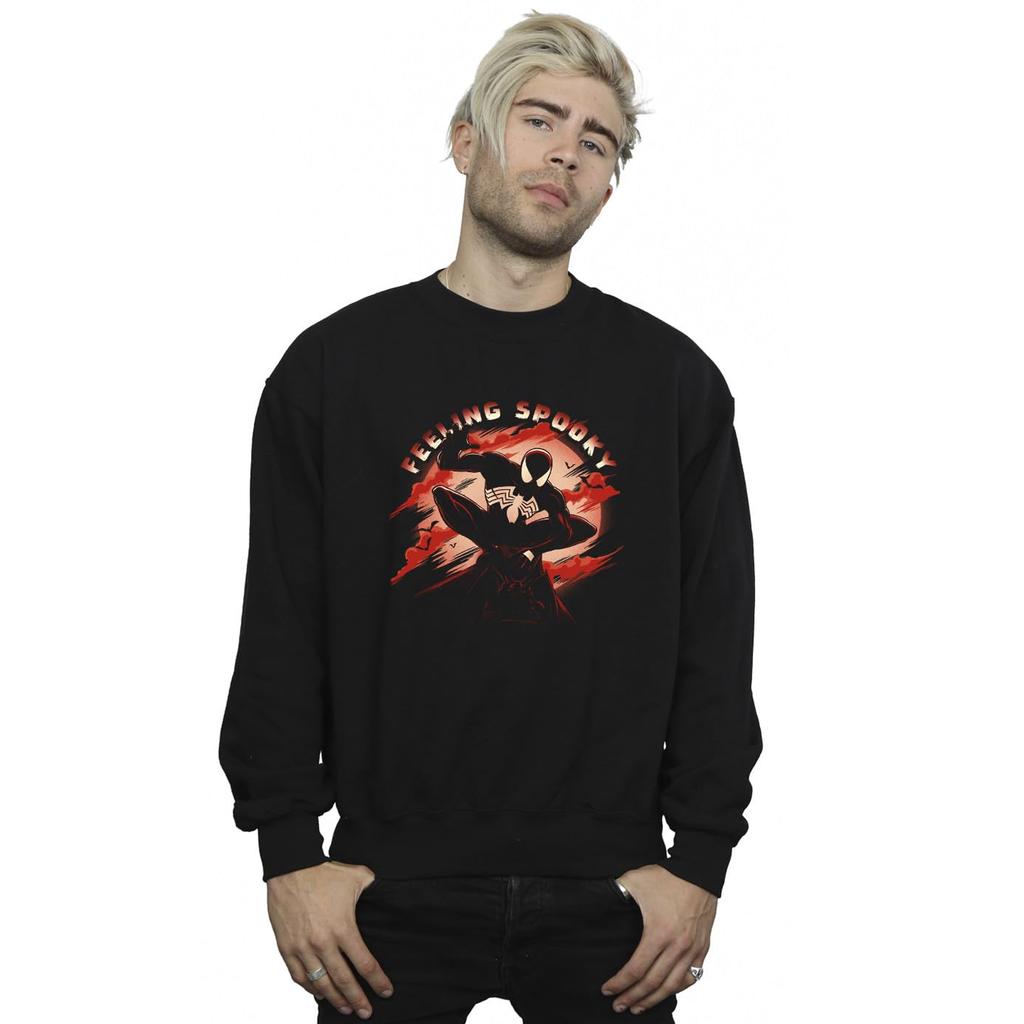 Marvel Mens Feeling Spooky Spider-Man Sweatshirt
