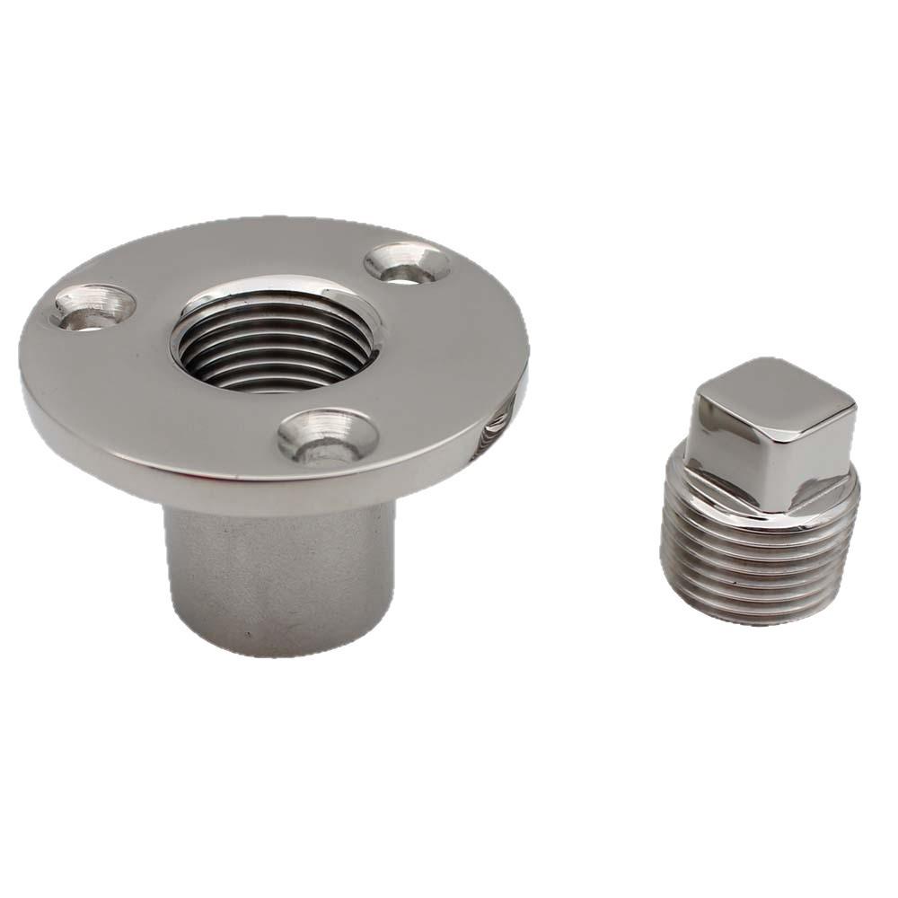 316 Paslanmaz Çelik Yat Kabin Drenaj Tıpa Vanası