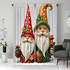 2 stücke HD Garten Land Ernte Elf Gandalf Landschaft Dekorative vorhang White Tie digital gedruckt vorhang Hause Dekoration stil