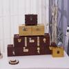 Chinese Style Wooden Savings Tank Retro Password Lock Money Box Money Tank  Gift