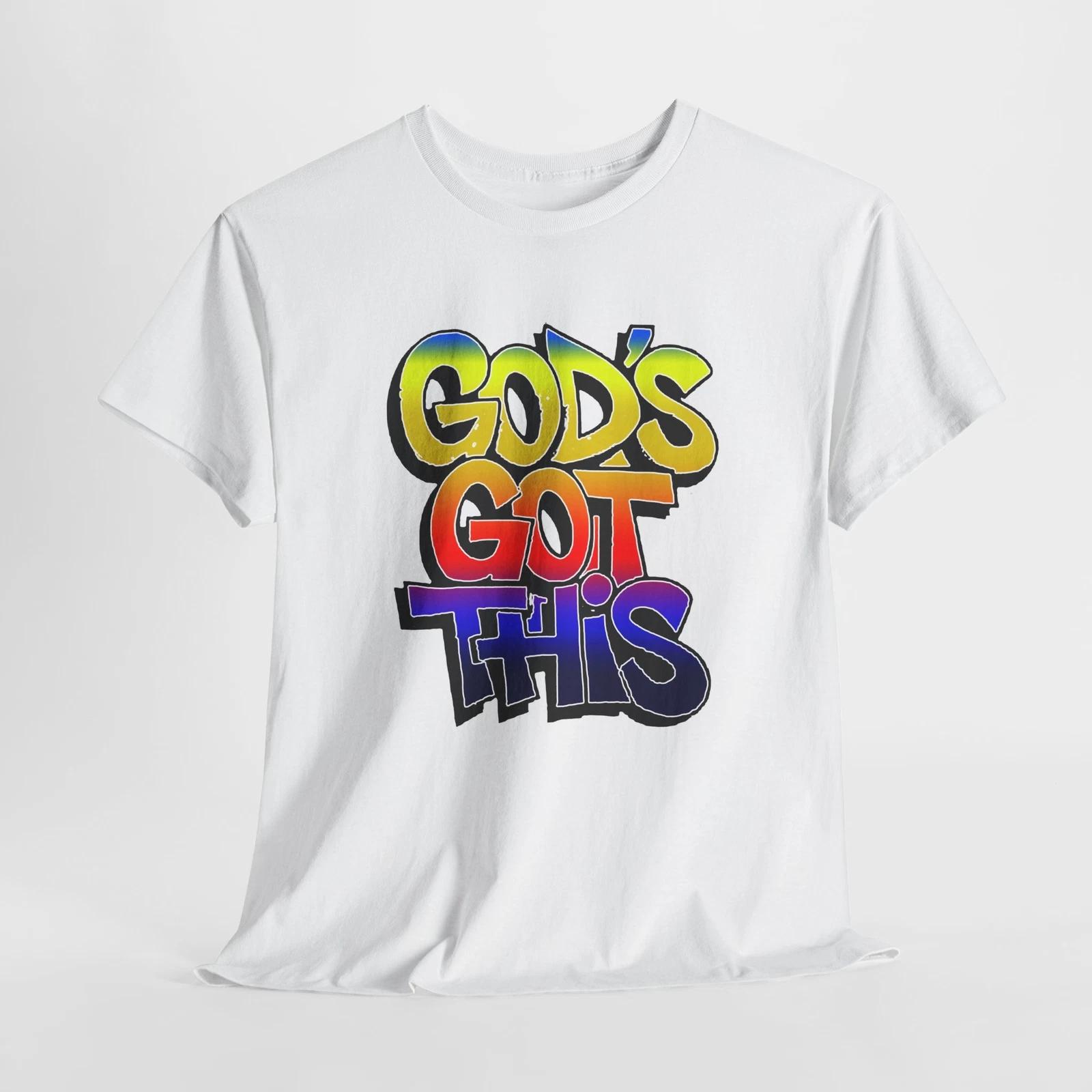 Inspirational Unisex Heavy Cotton Tee - God s Got This Shirt, Motivational 4XL