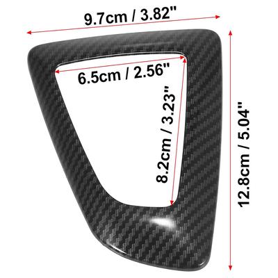 ABS Panel hlavice řadicí páky Kryt ve stylu uhlíkových vláken pro BMW F20 F22 F30 F32 F34