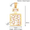 Fashion Cowboy Hat Boots Dance Shoes Bra Birdcage Sports Charm Pendant,Zircon Real Gold Necklace Craft Jewelry Supplies K68