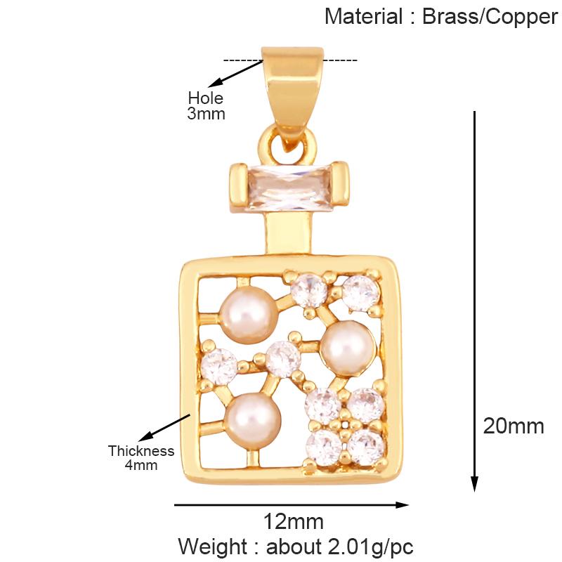 Fashion Cowboy Hat Boots Dance Shoes Bra Birdcage Sports Charm Pendant,Zircon Real Gold Necklace Craft Jewelry Supplies K68
