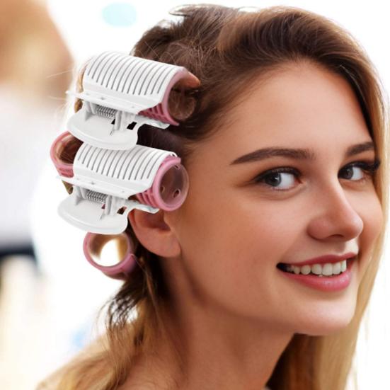 10Pcs Hot Roller Clips Portable Reusable Hair Curler Claw Clip Women Girls Home Salon Hair Section Styling Securing Clamp