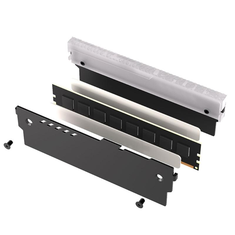 PC Memory Heatsink Cooling 5V 3PIN ARGB for Desktop Computer Memory DDR3 DDR4 DDR5 Temperature Dissipation Aluminum