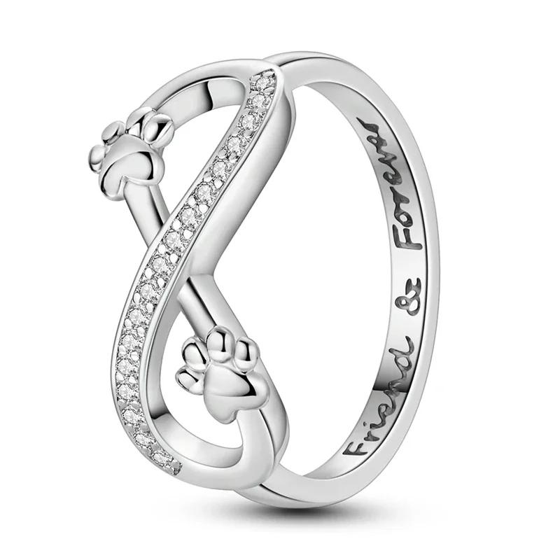 Shining Zircon Ring Design Authentic Genuine Copper Wedding Simple Ring For Women Stackable Rings Popular Anniversary Jewelry Creation