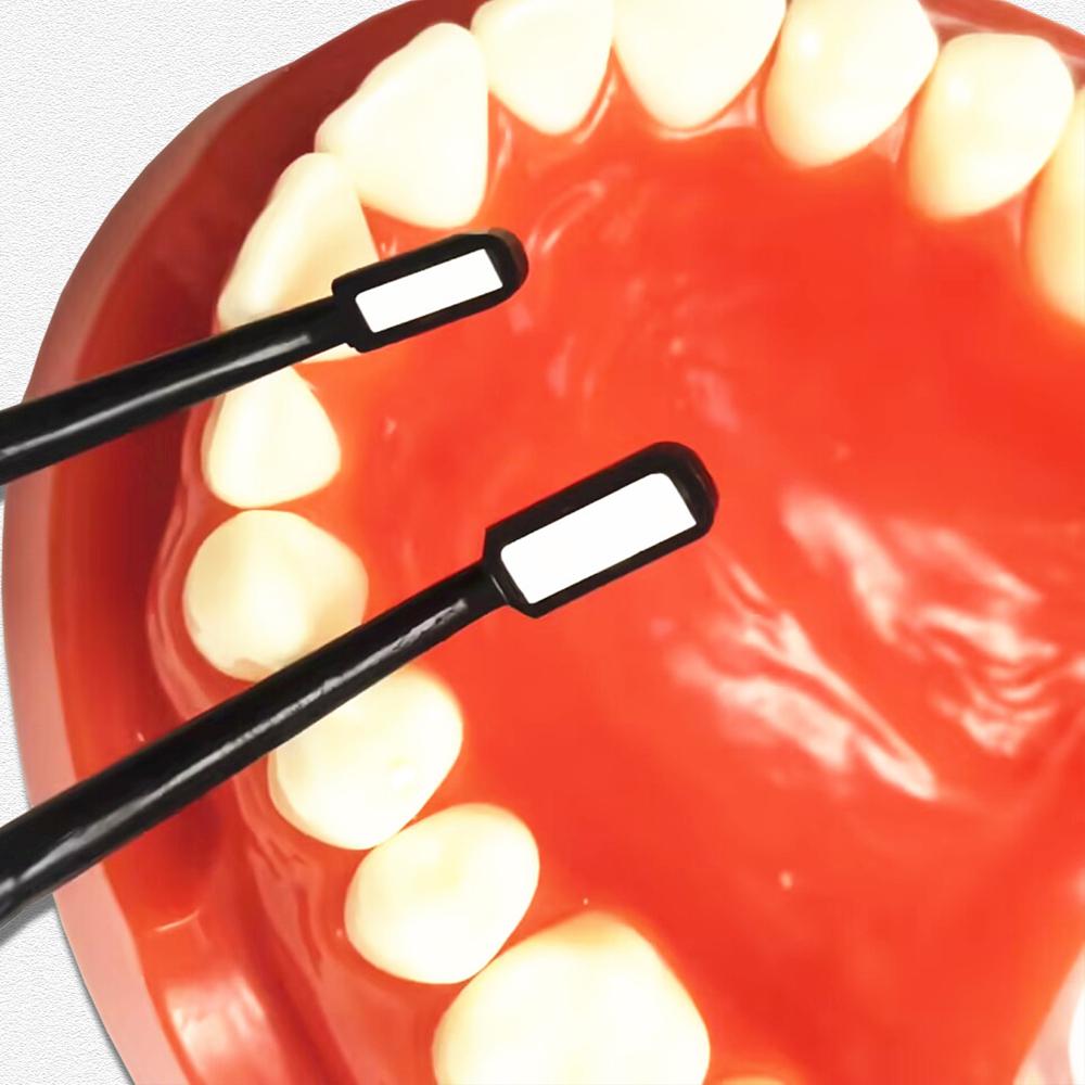 Dental Micro Mundspiegel Reflektor mit abnehmbarem Griff Desinfizierbar Autoklavierbar Odontoskop Multifunktions-Überprüfungswerkzeuge