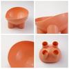 Non-Slip Anti-Dumping Pet Bowl 45° Inclined - Macaron 4-Color Pet Grade, High Feet Stable Food & Water Dish for Cats Dogs