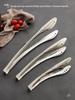 Korean Style Stainless Steel BBQ and Cooking Tongs for Grilling, Buffets, Hot Pot, and Dessert.