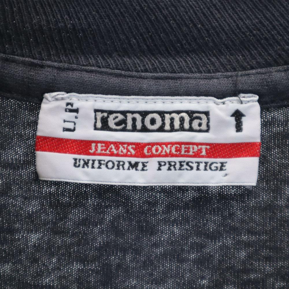 RENOMA 90s Made In France Pug Back Print Long Sleeve T-shirt Men's Used