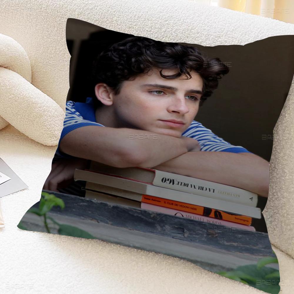 T-timothee C-chalamet Cushion Cover Pillowcase Upholstery Sofa Throw Pillow Home Decor Pillowcas