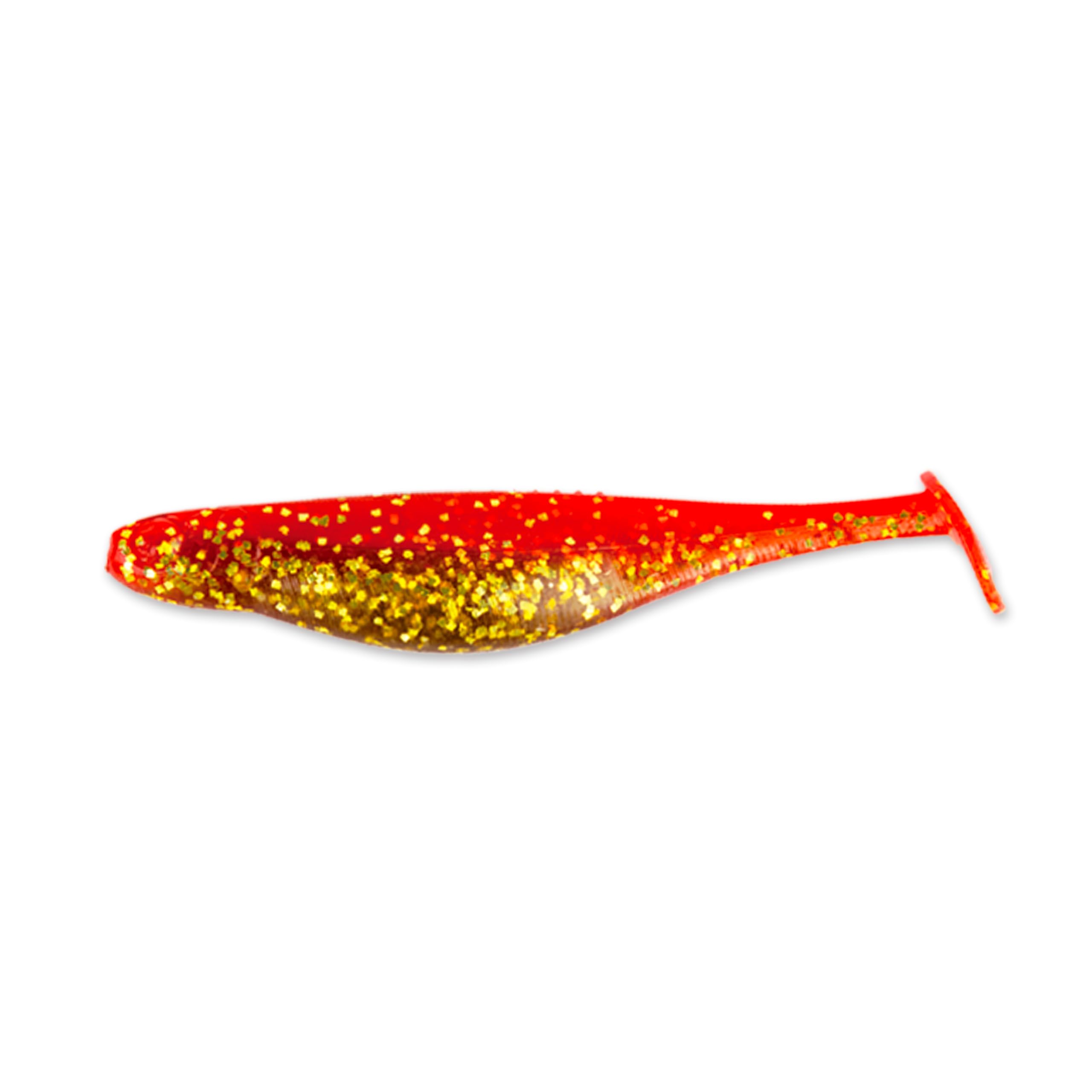 HARAPAN SHAD 4inch Golden Fish (Two-tone color) (#HS08 (2-tone color))