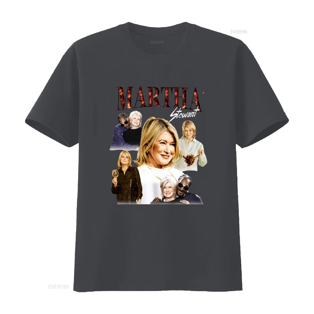 T-shirt Bootleg Anni '90 di Martha Stewart Stile Vintage Retro con Immagini Iconiche per Amanti della Moda vintage Lavata uomo Morbida Casual