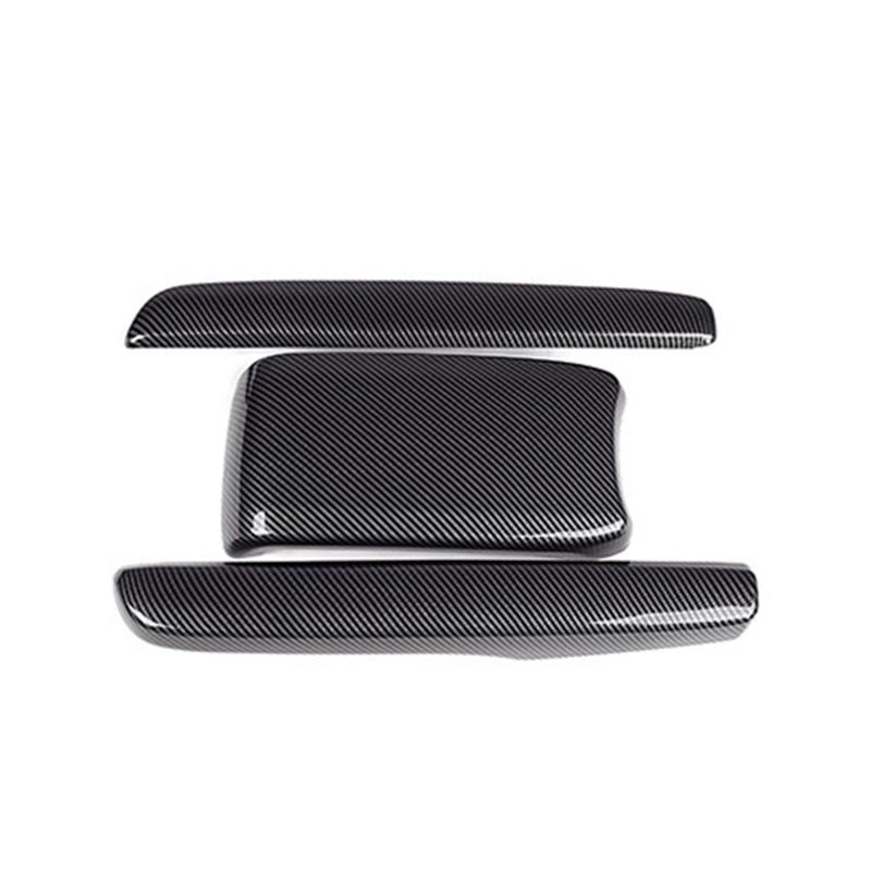 A42M-Armrest Box Protective Covers Carbon Fiber Car Central Armrest Decorative Modification For Honda Civic 10Th 2016 2017 2018