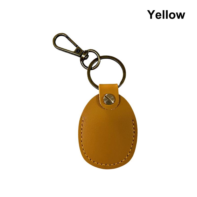 Schlüsselanhänger für Schutzhülle Retro Hochwertiger Leder-Schlüsselanhänger für Anti-Lost Tracker Lokalisator Gerät Zubehör