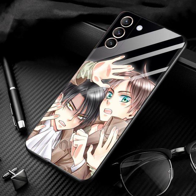 

Чехол для мобильного телефона Samsung S10 Plus S9 S10e S10lite Fundas Attack On Titan Eren Jaeger чехол манга для Galaxy S21 Ultra S20 Fe For Samsung S21 FE