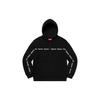 Supreme Text Stripe Zip Up Hooded Sweatshirt Unisex SUP-FW19-849