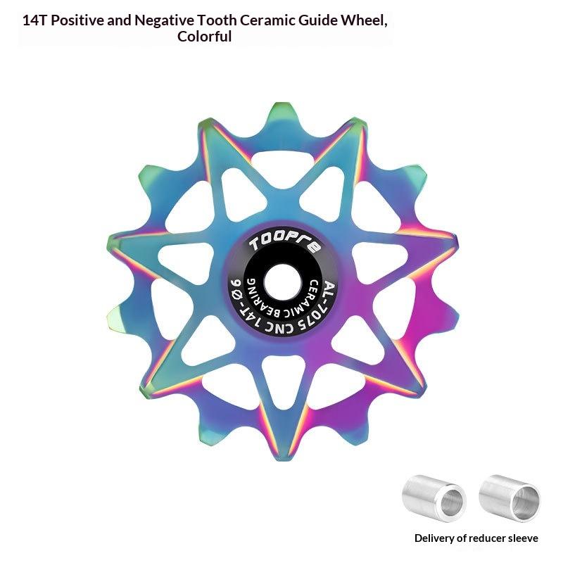 Experience Smooth Riding with 10 12 14 16T Aluminum Bicycle Derailleur Jockey Wheels Ceramic Bearings